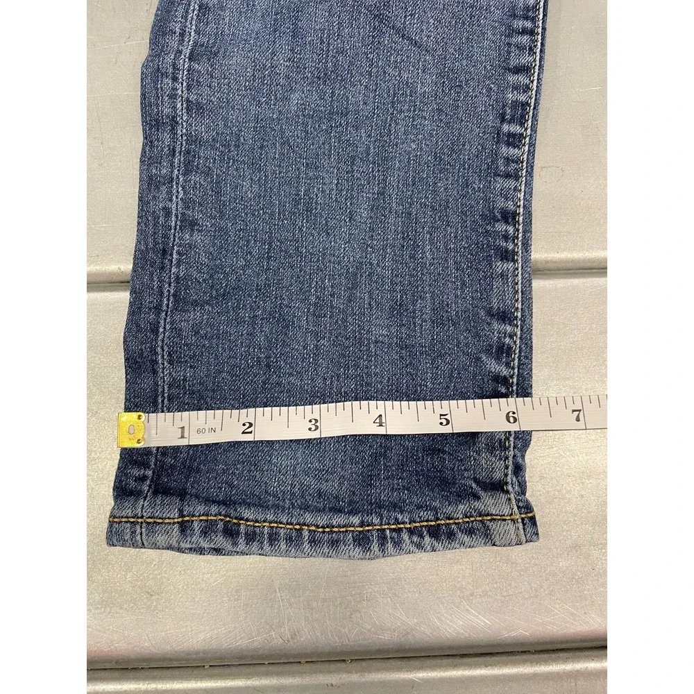 Levis 511 Jeans Mens 29X30 Blue‎ Medium Wash Denim Slim Straight Leg Distressed